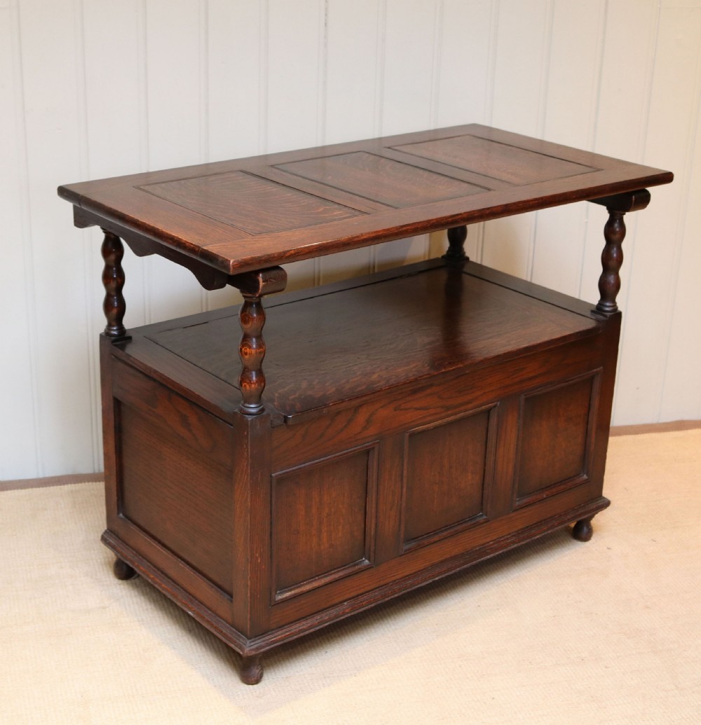 Oak Monks Bench View VII