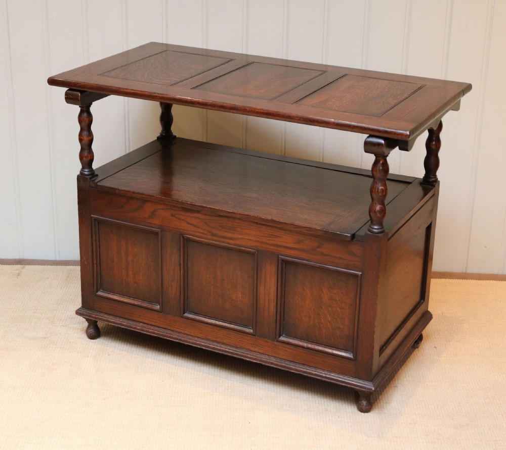 Oak Monks Bench View IX