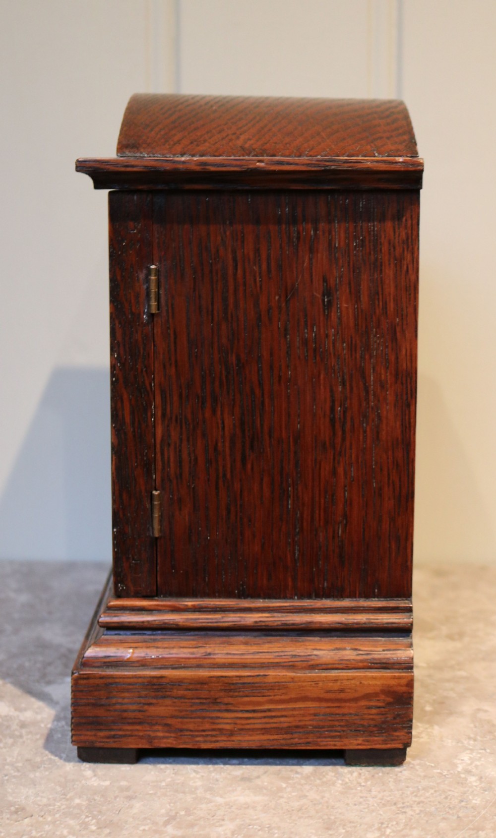 Small Oak Mantel Clock (Germany, c. 1890) View IV