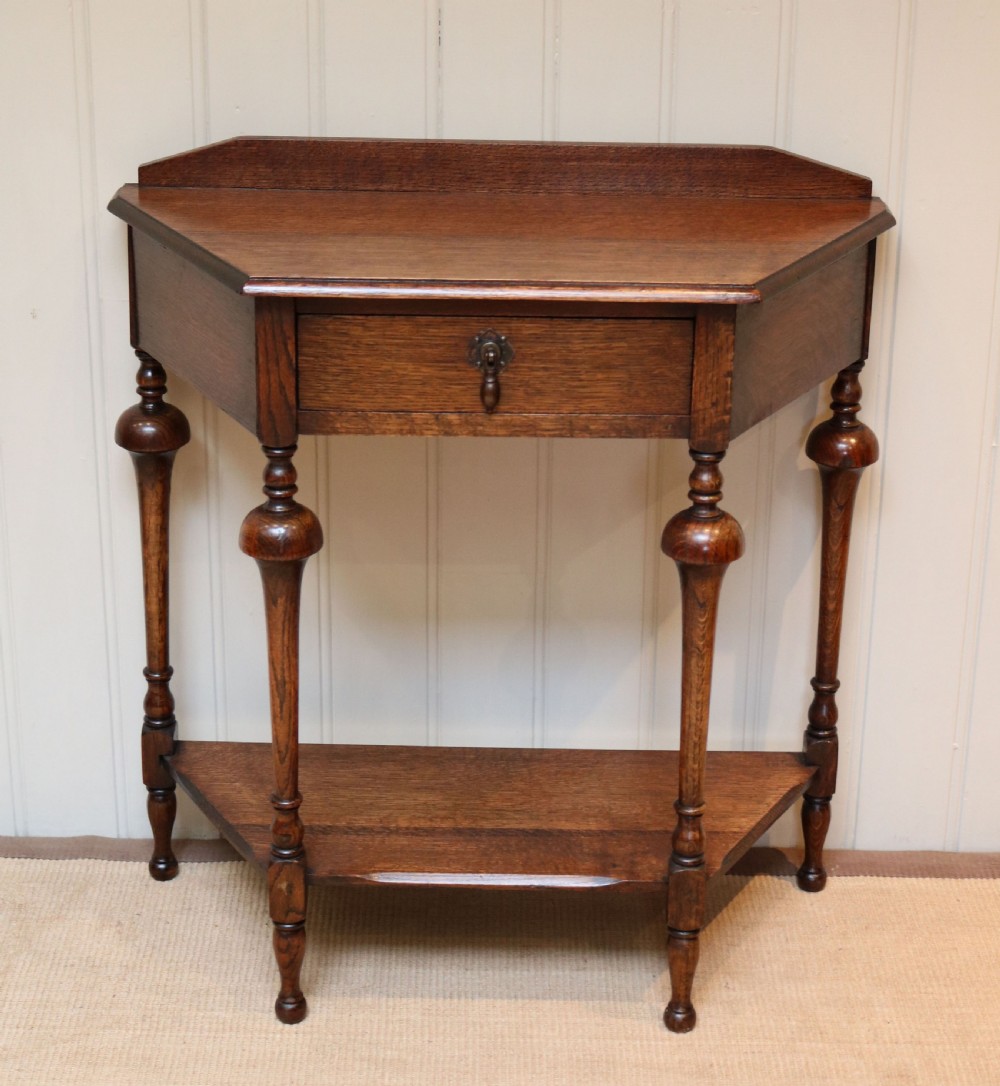 Oak Side Table 