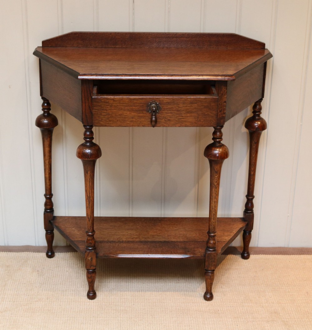 Oak Side Table  View IV