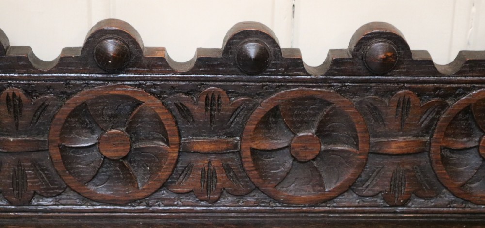 Victorian Oak Hall Table View VII
