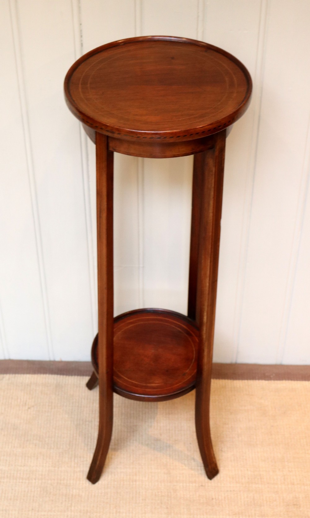 Edwardian Mahogany Plant Stand