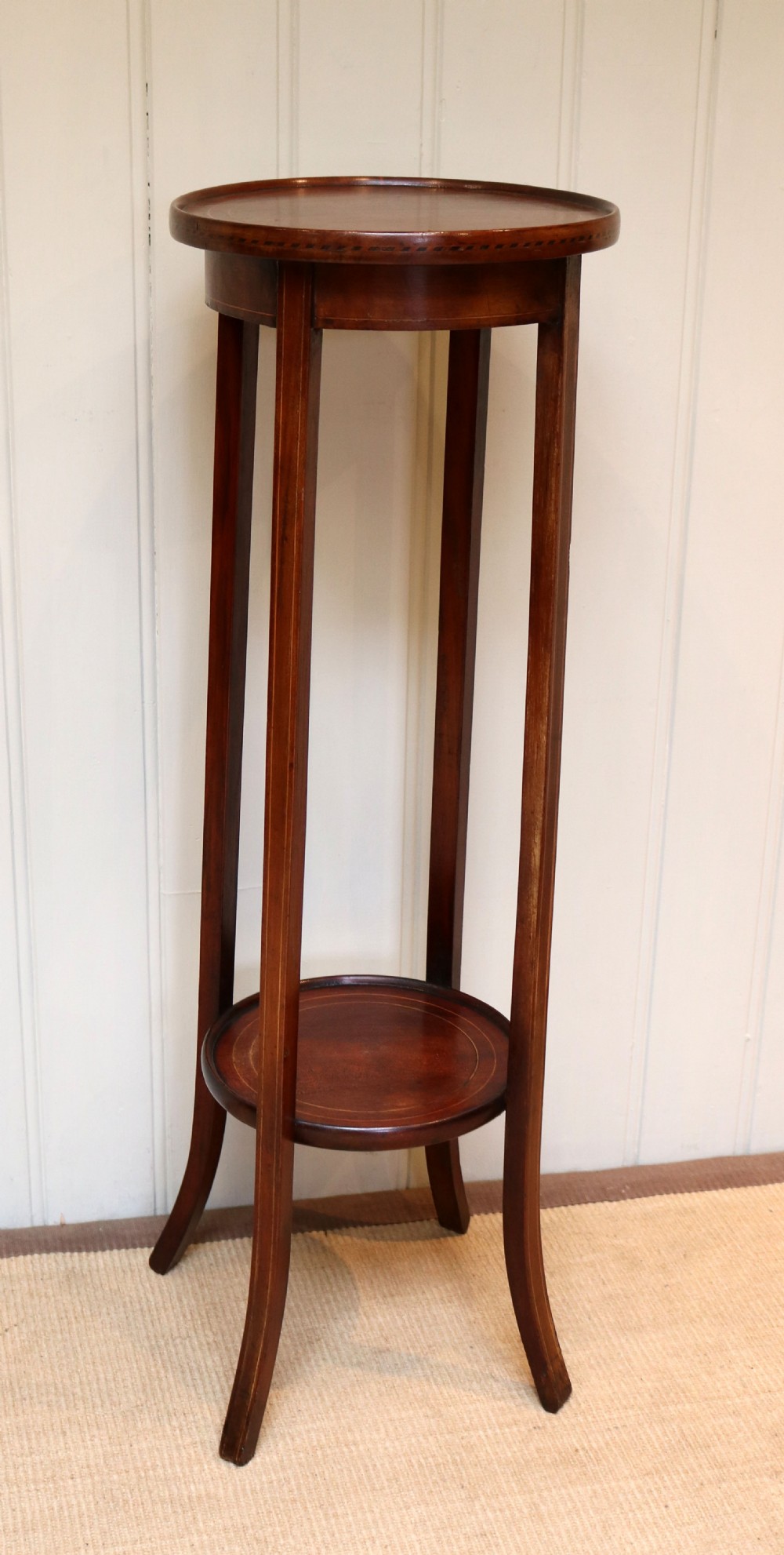 Edwardian Mahogany Plant Stand View IV