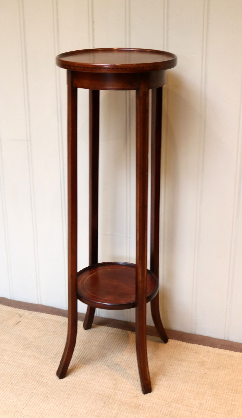 Edwardian Mahogany Plant Stand View VI