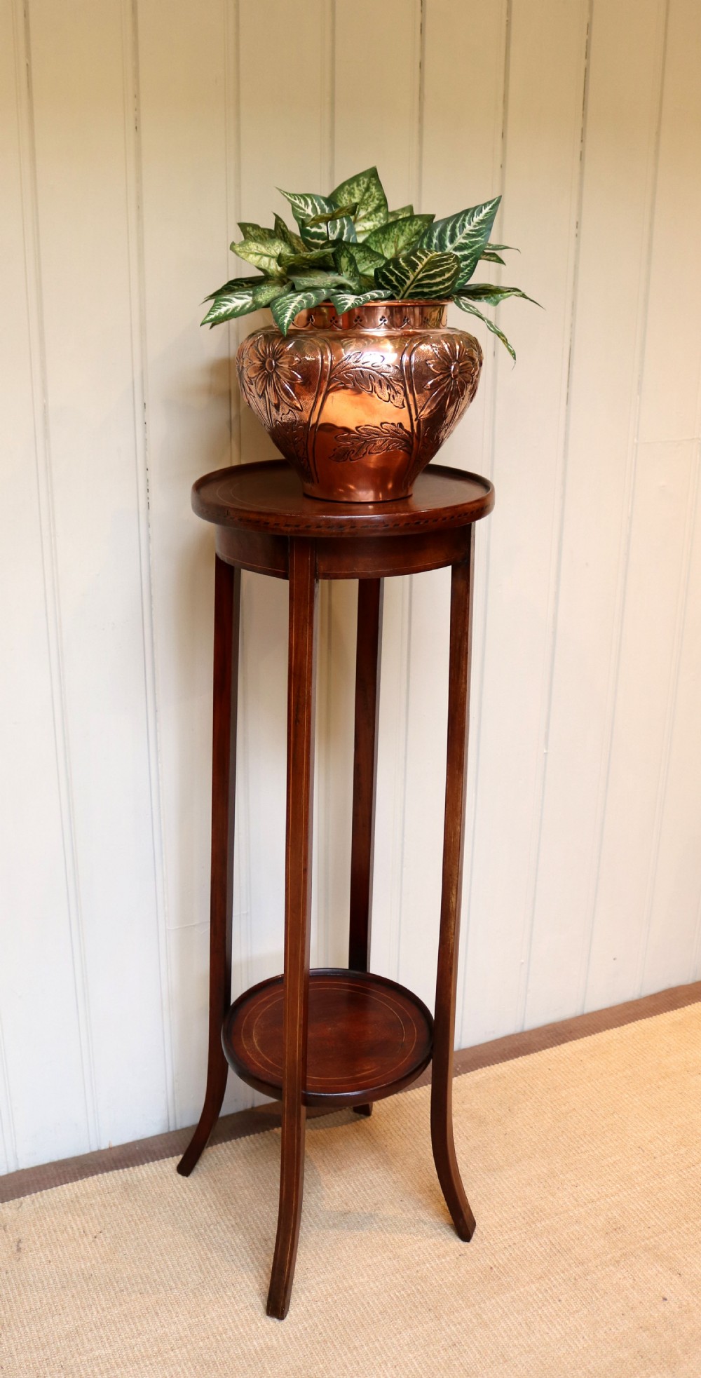 Edwardian Mahogany Plant Stand View VII