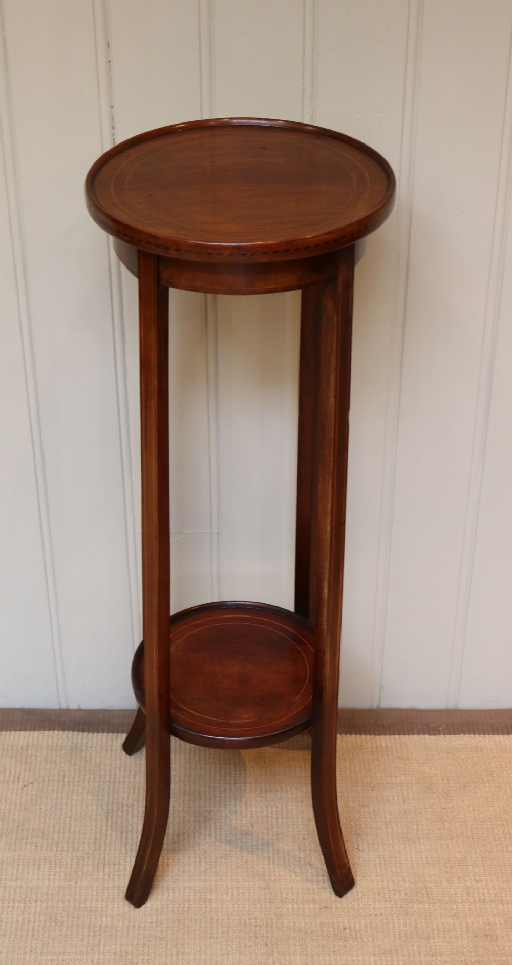 Edwardian Mahogany Plant Stand View VIII