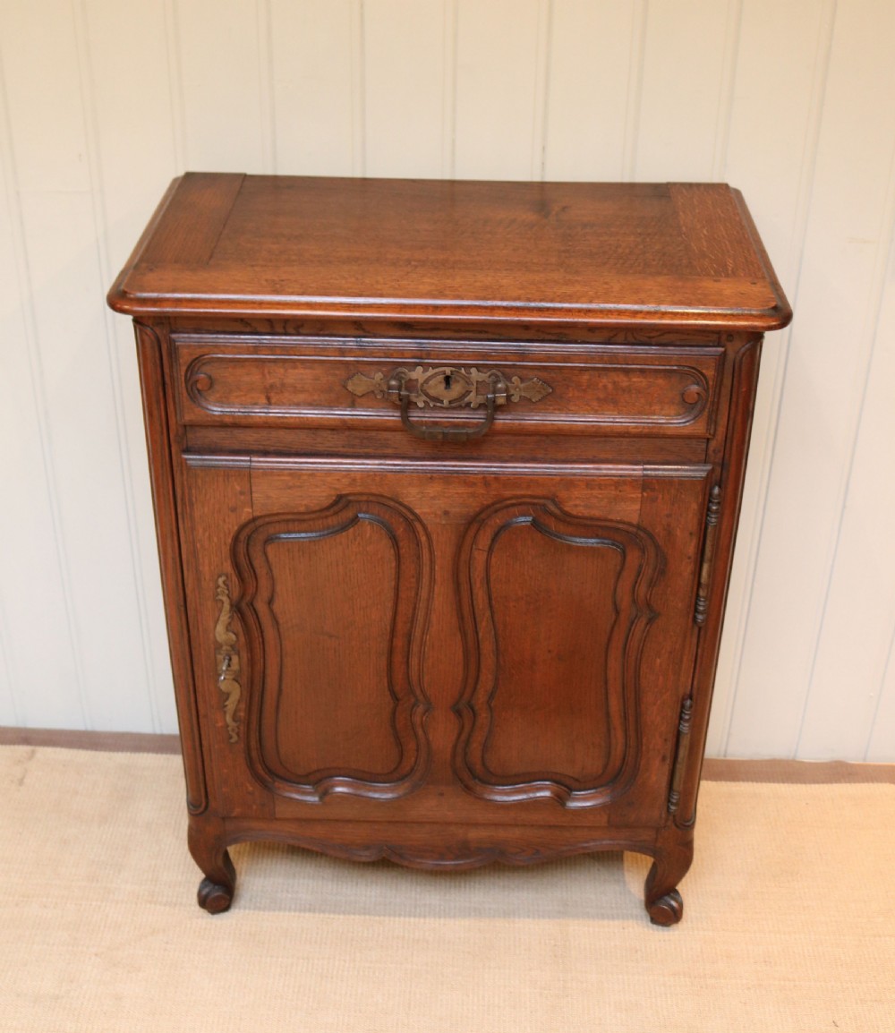 French Solid Oak Side Cabinet View VIII