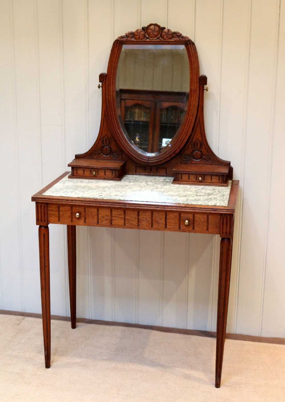 French Oak Dressing Table  View V