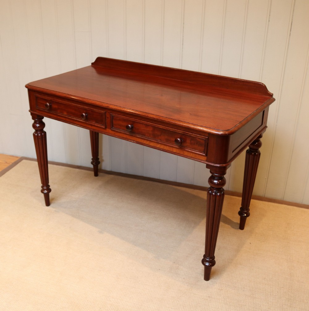 Late 19th Century Mahogany Side Table View VIII