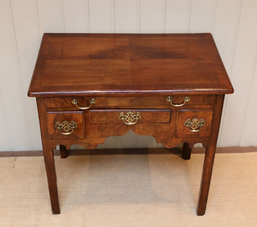 Georgian Elm And Walnut Low Boy View III