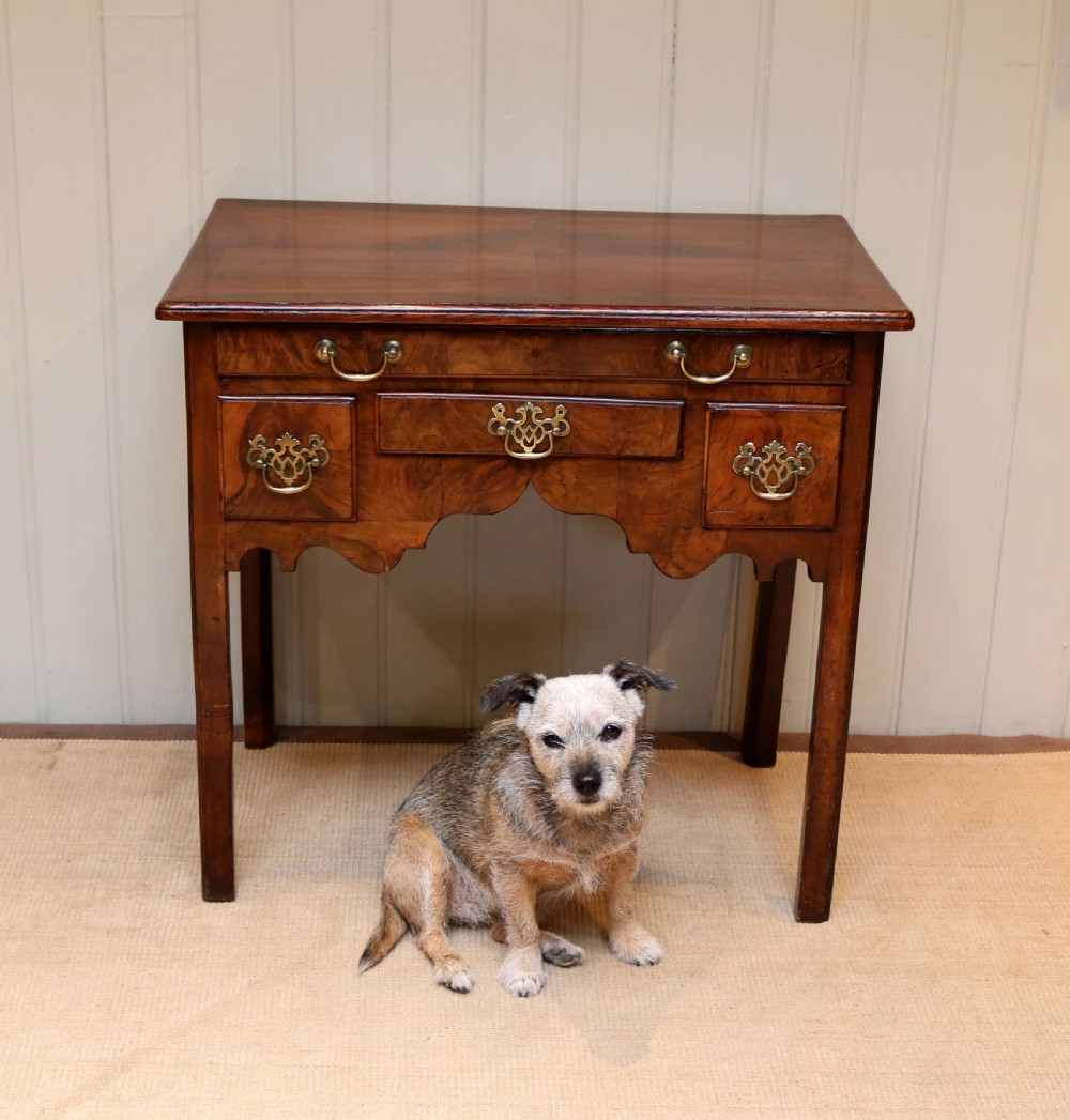 Georgian Elm And Walnut Low Boy View VII