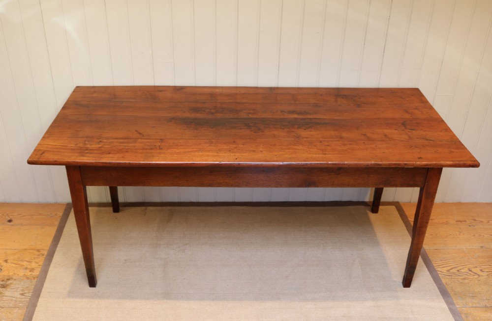 French Cherry Wood Farmhouse Table View II