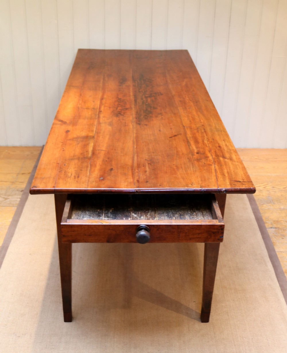 French Cherry Wood Farmhouse Table View III