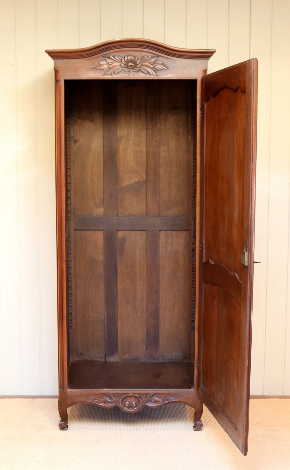 French Oak Single Door Hall Cupboard View III