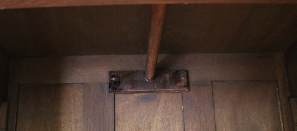 French Oak Single Door Hall Cupboard View V