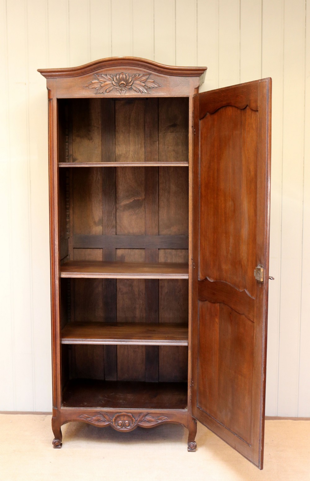 French Oak Single Door Hall Cupboard View VII