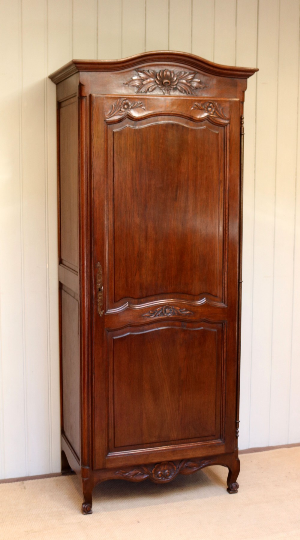 French Oak Single Door Hall Cupboard View VIII
