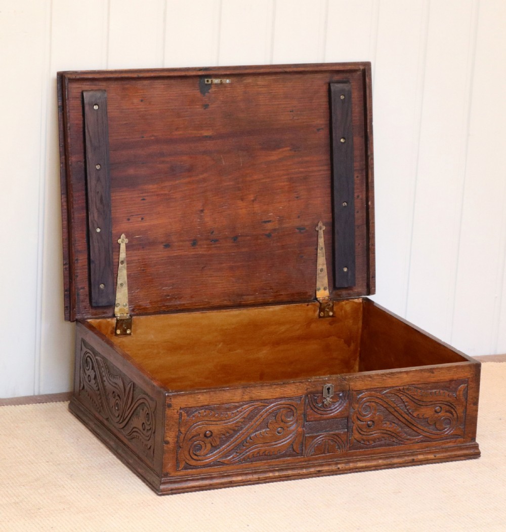 17th Century Oak Bible Box View VI
