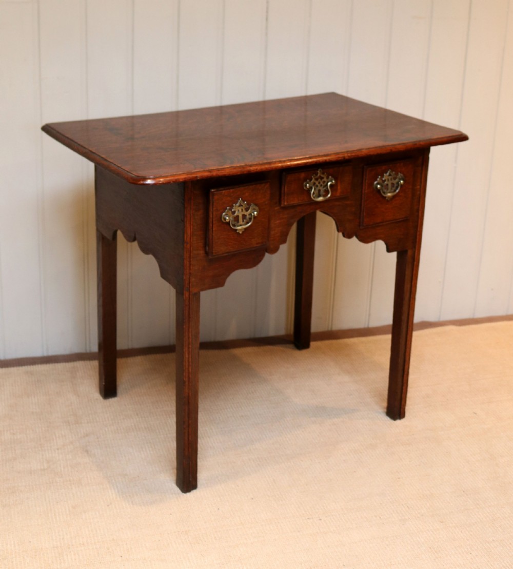 Georgian Oak Low Boy  View II