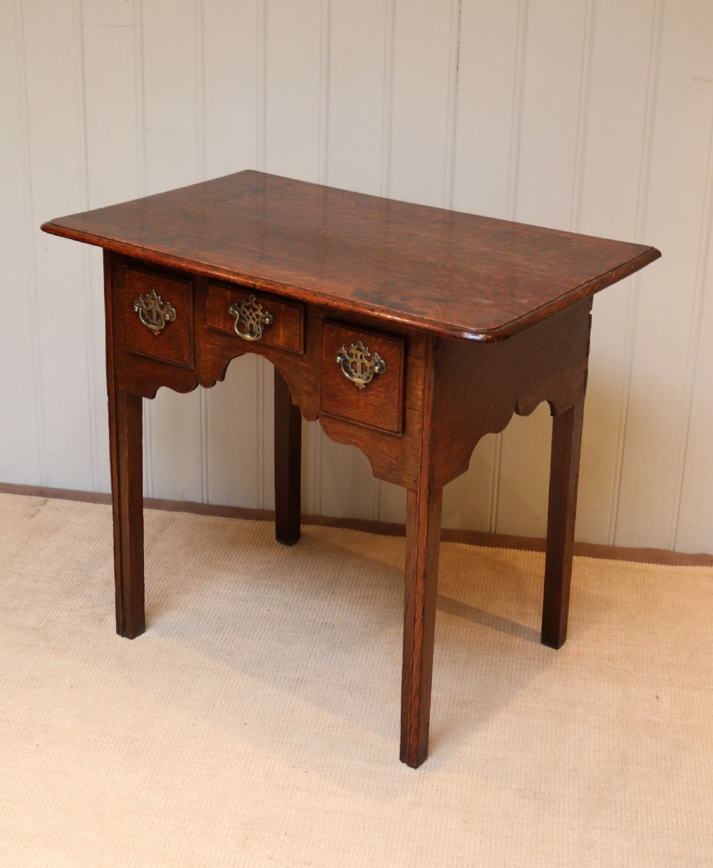 Georgian Oak Low Boy  View III