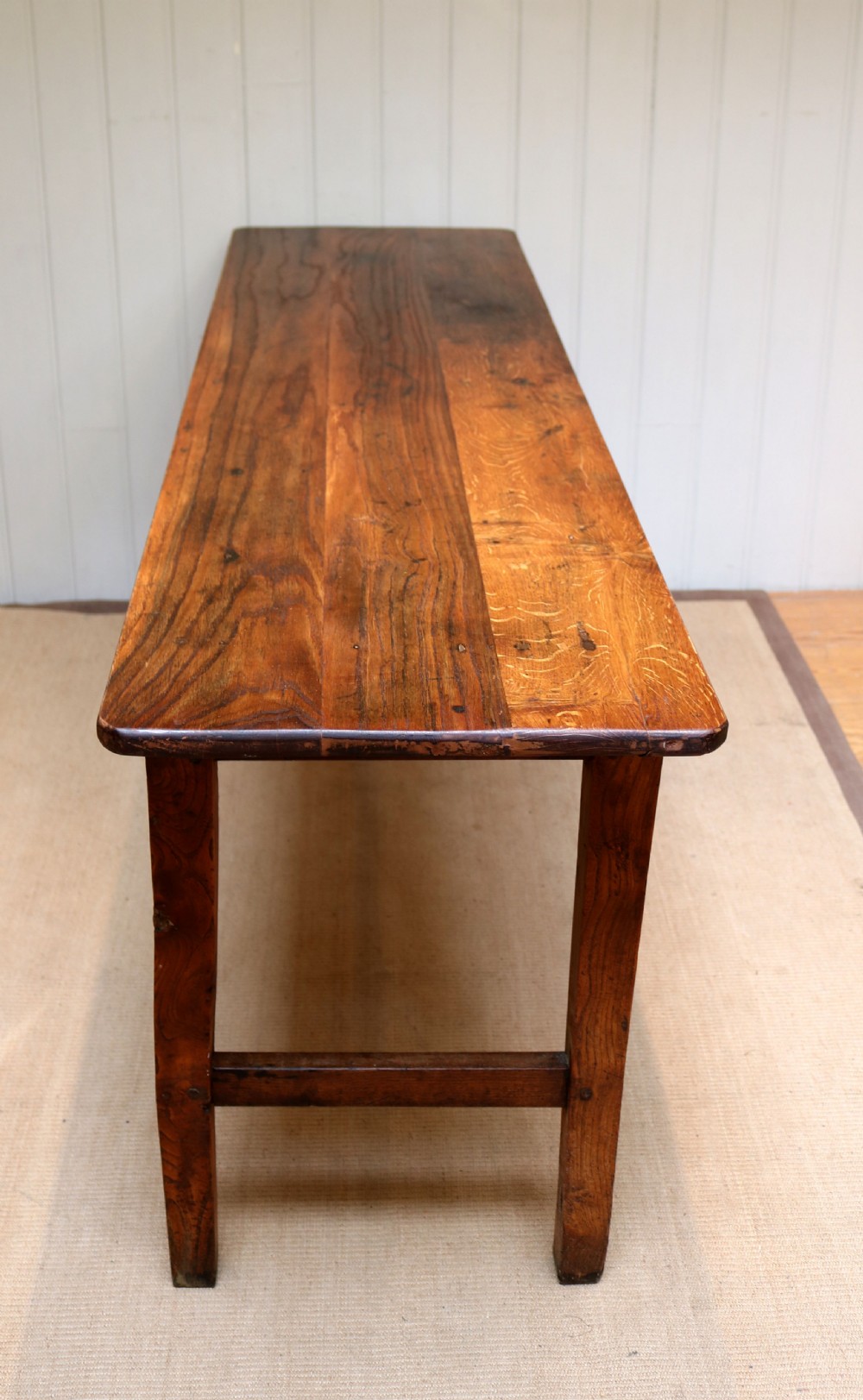 French Solid Oak Serving Table  View IV