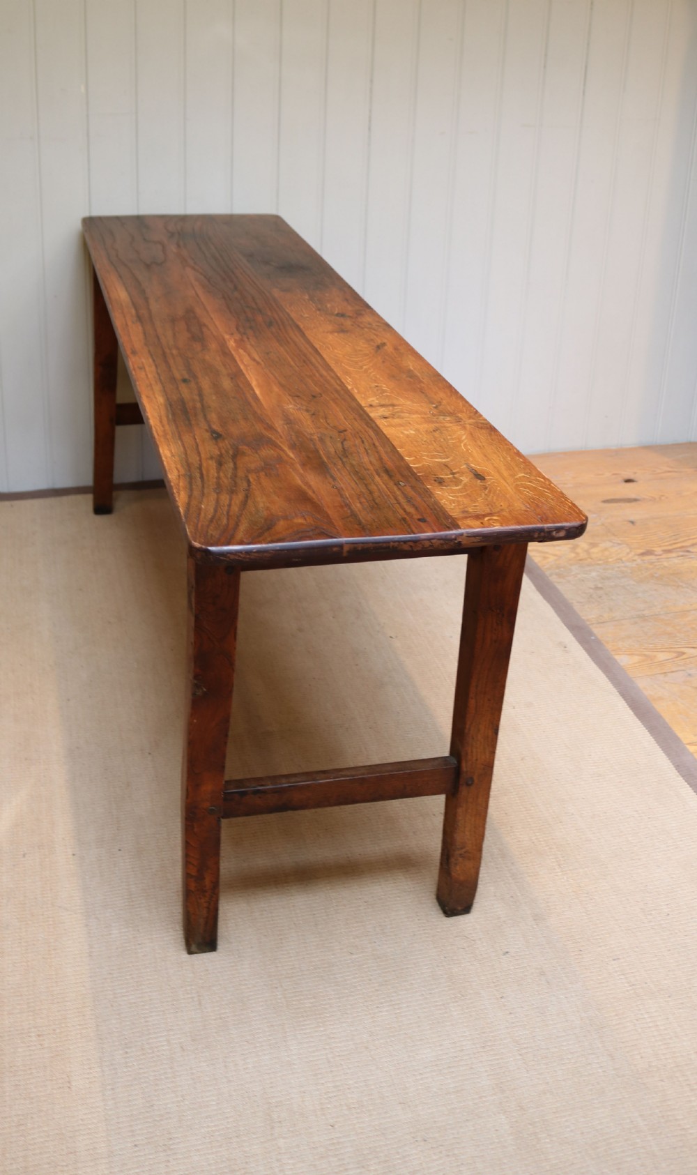 French Solid Oak Serving Table  View VIII