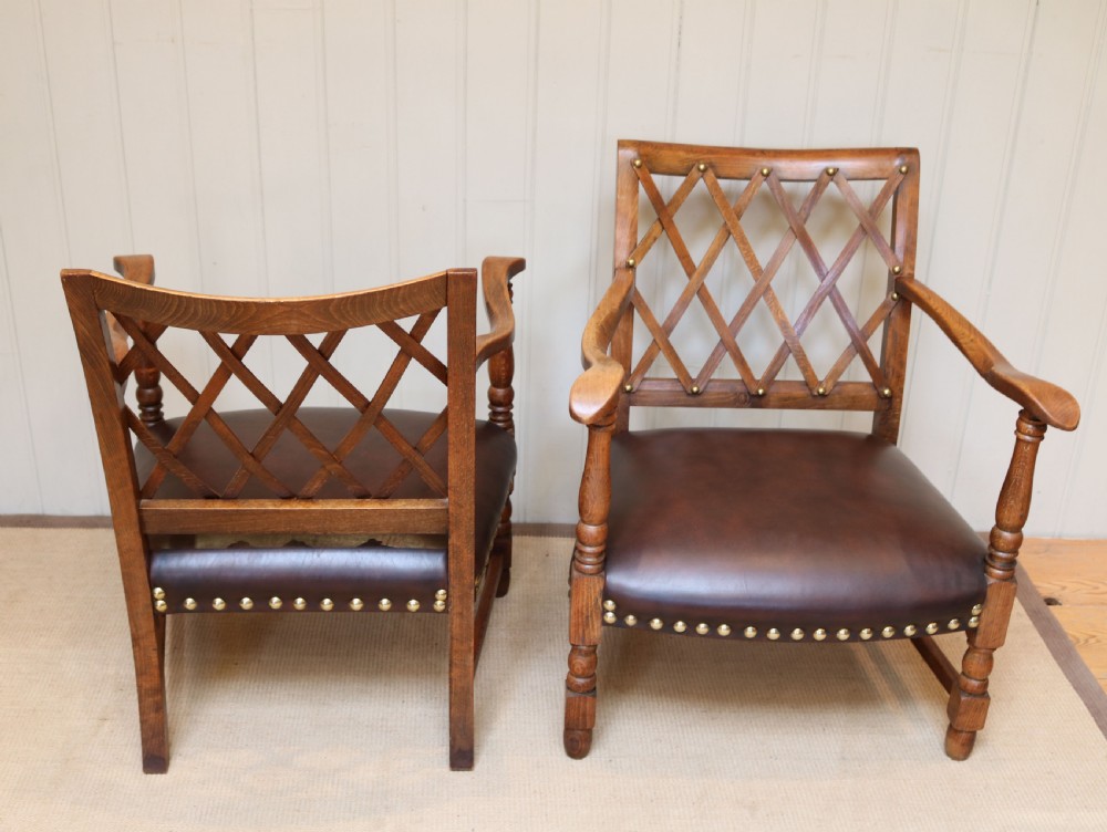 Pair Of French Beech Show-Wood Armchairs View VI