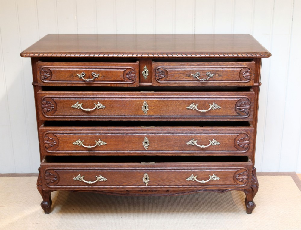 French Oak Chest Of Drawers View IV