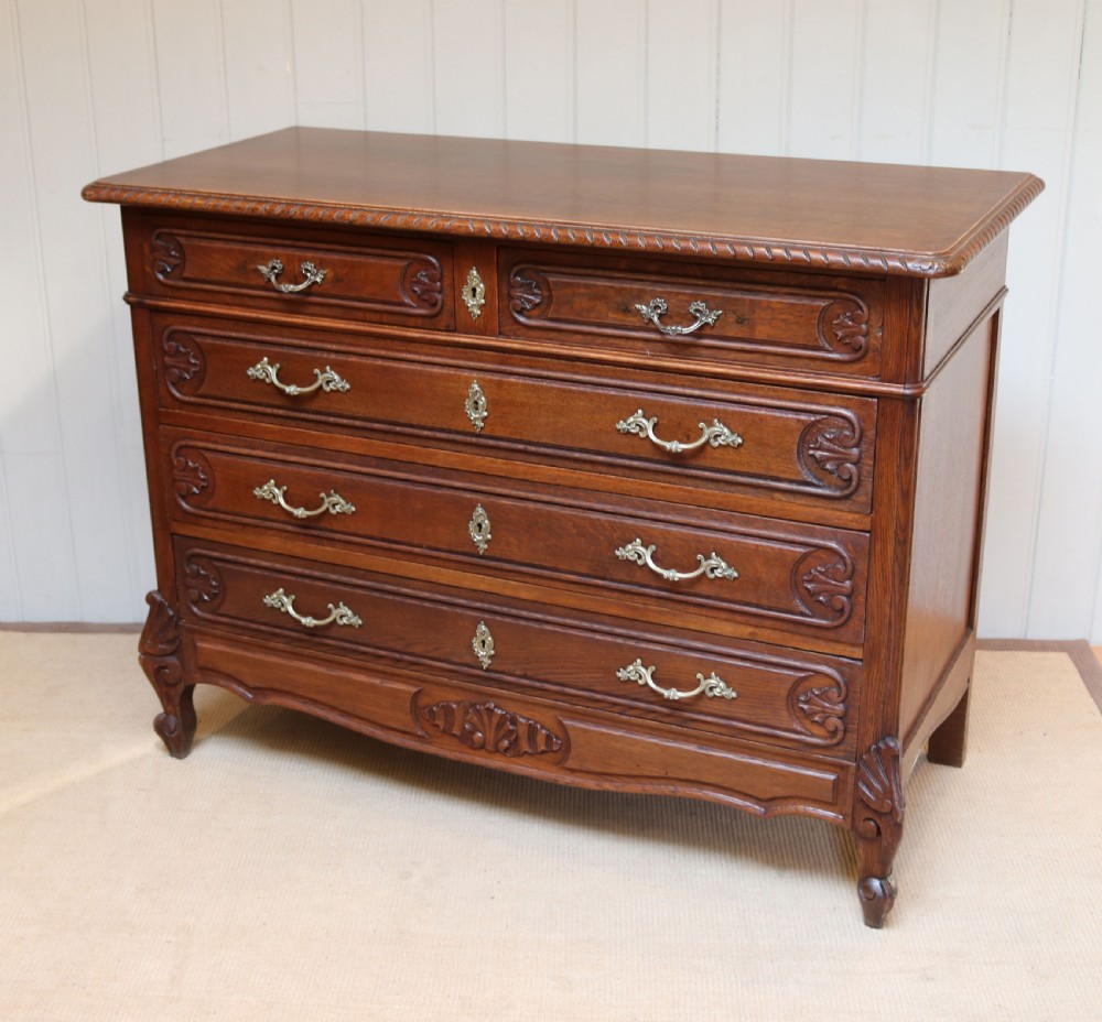 French Oak Chest Of Drawers View V