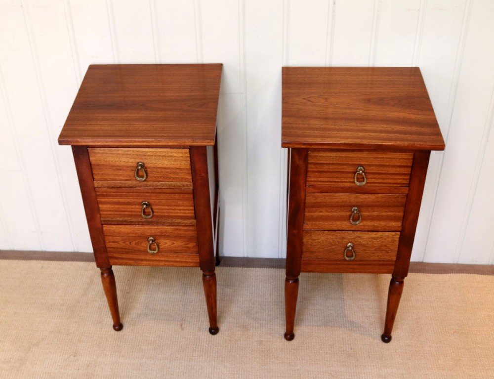Pair Of Mahogany Bedside Cabinets View IV