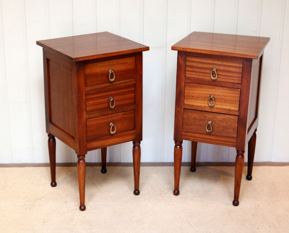 Pair Of Mahogany Bedside Cabinets View VI