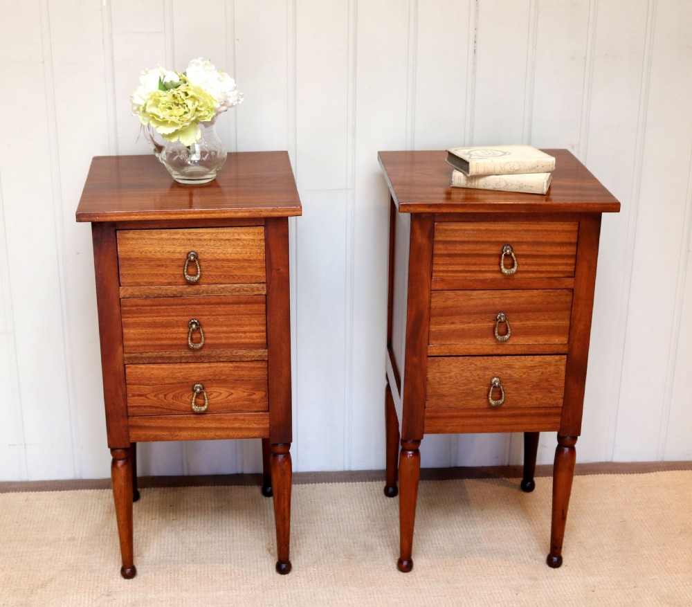 Pair Of Mahogany Bedside Cabinets View VII