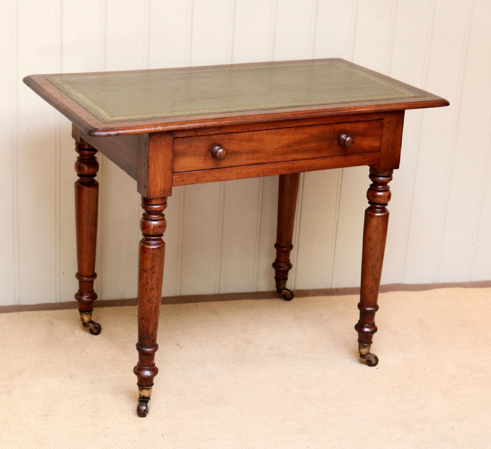 Small Proportioned Mahogany Writing Table  View V