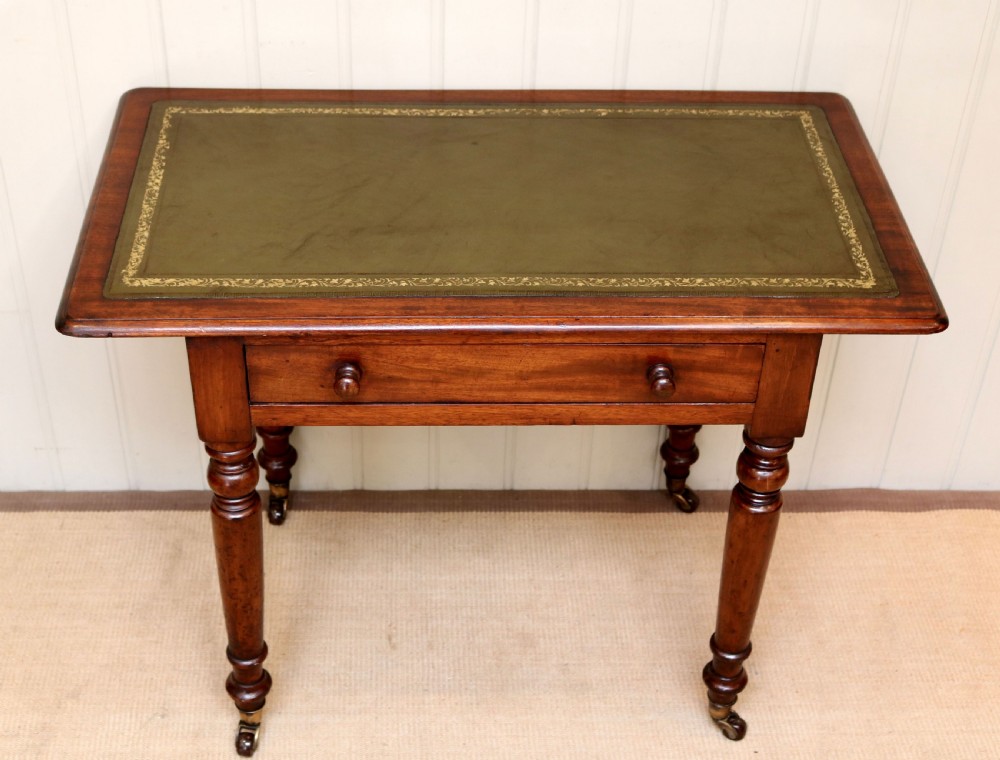 Small Proportioned Mahogany Writing Table  View VI
