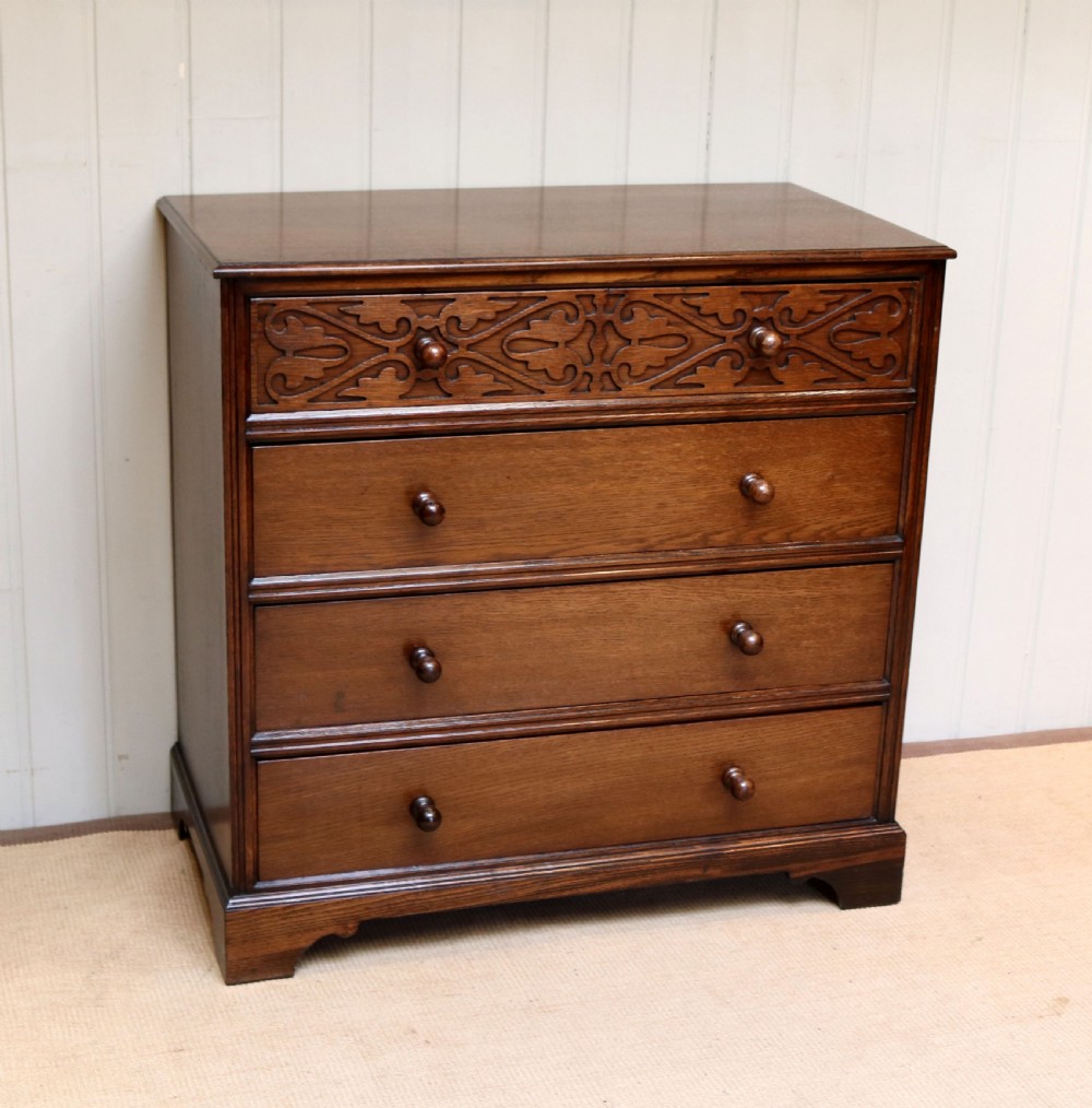 Solid Oak Chest Of Drawers  View IV