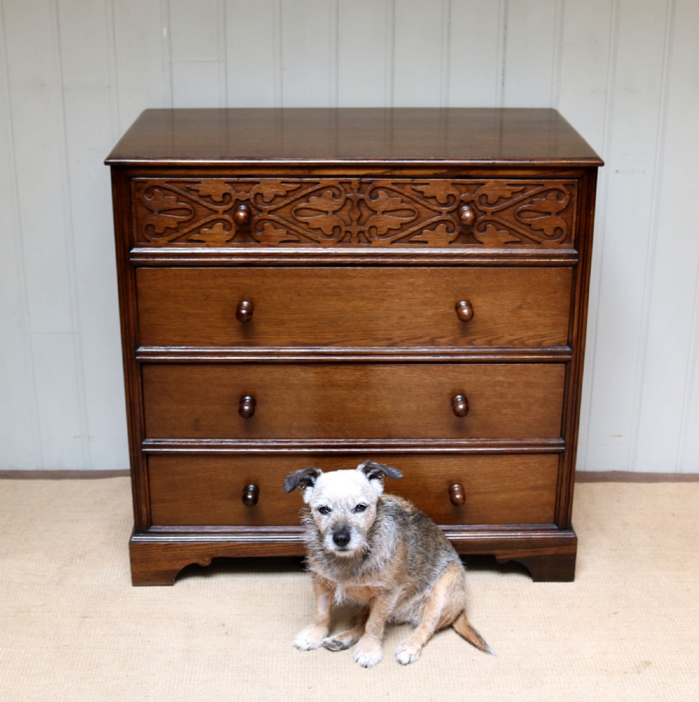 Solid Oak Chest Of Drawers  View VII
