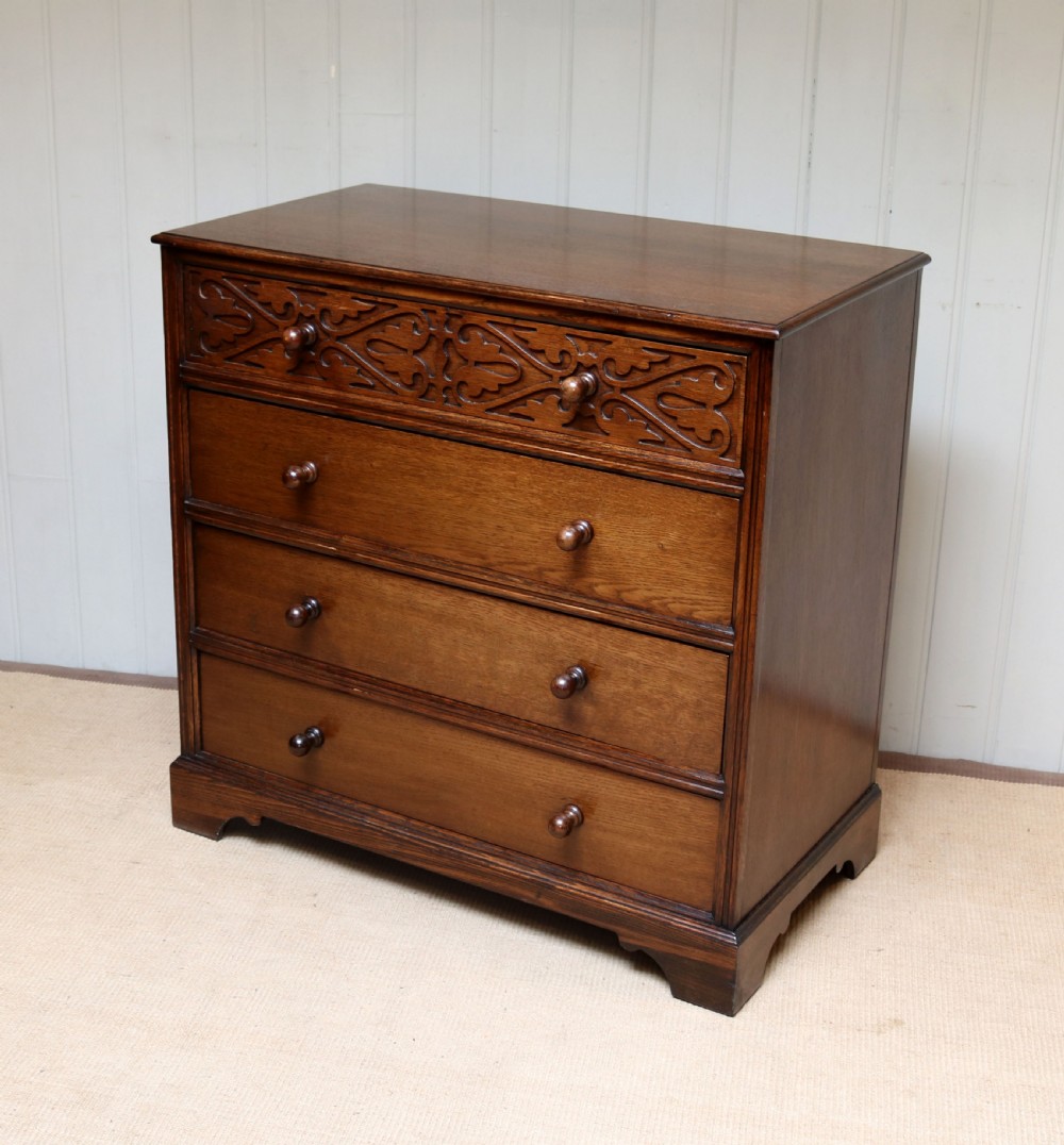Solid Oak Chest Of Drawers  View VIII