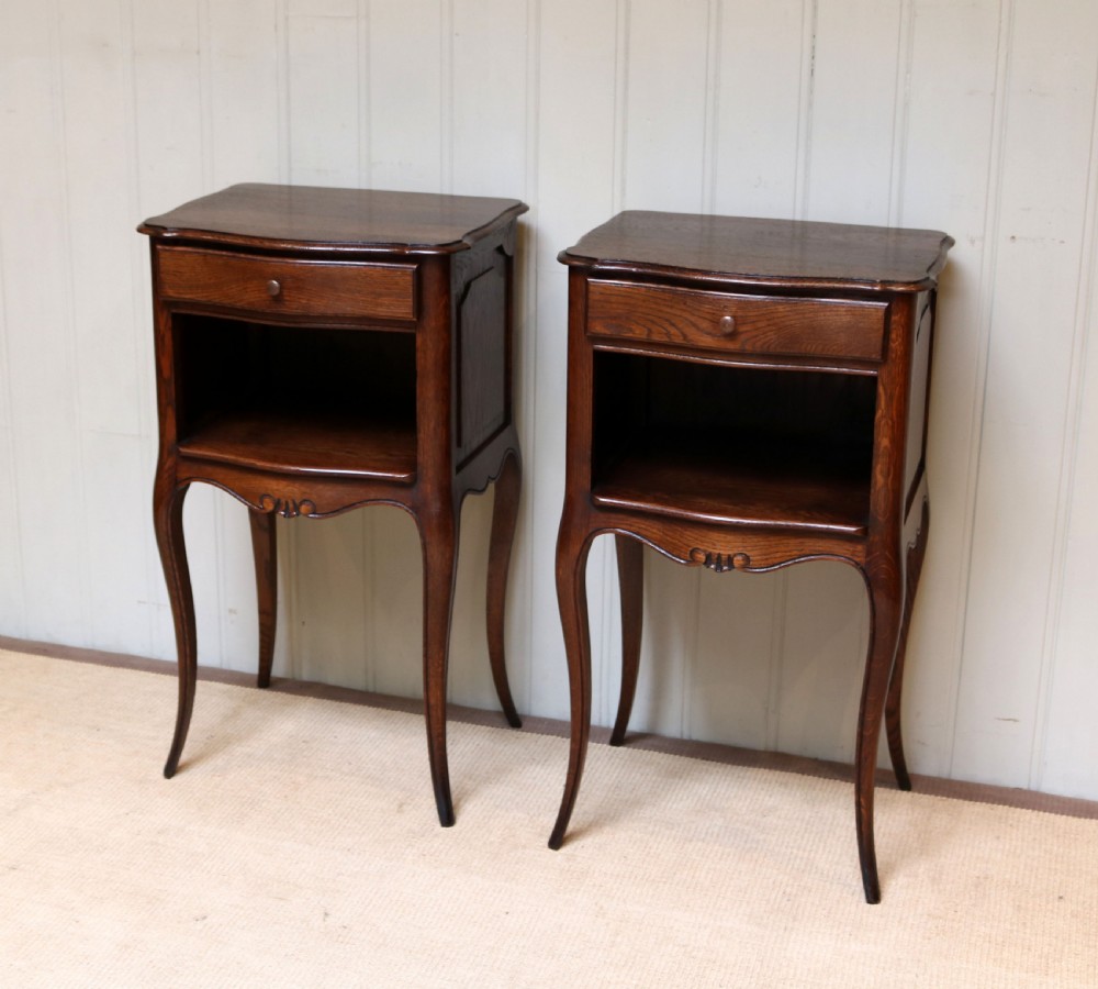 Pair Of Oak Bedside Cabinets View II