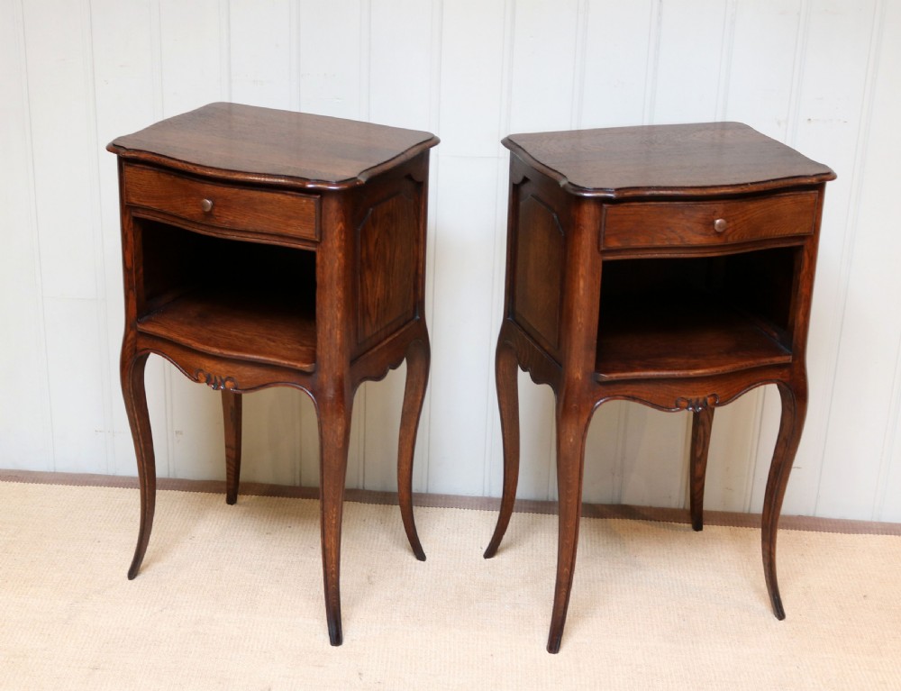 Pair Of Oak Bedside Cabinets View III