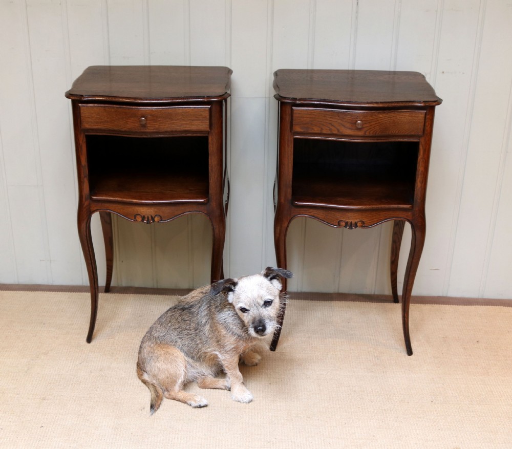 Pair Of Oak Bedside Cabinets View IV