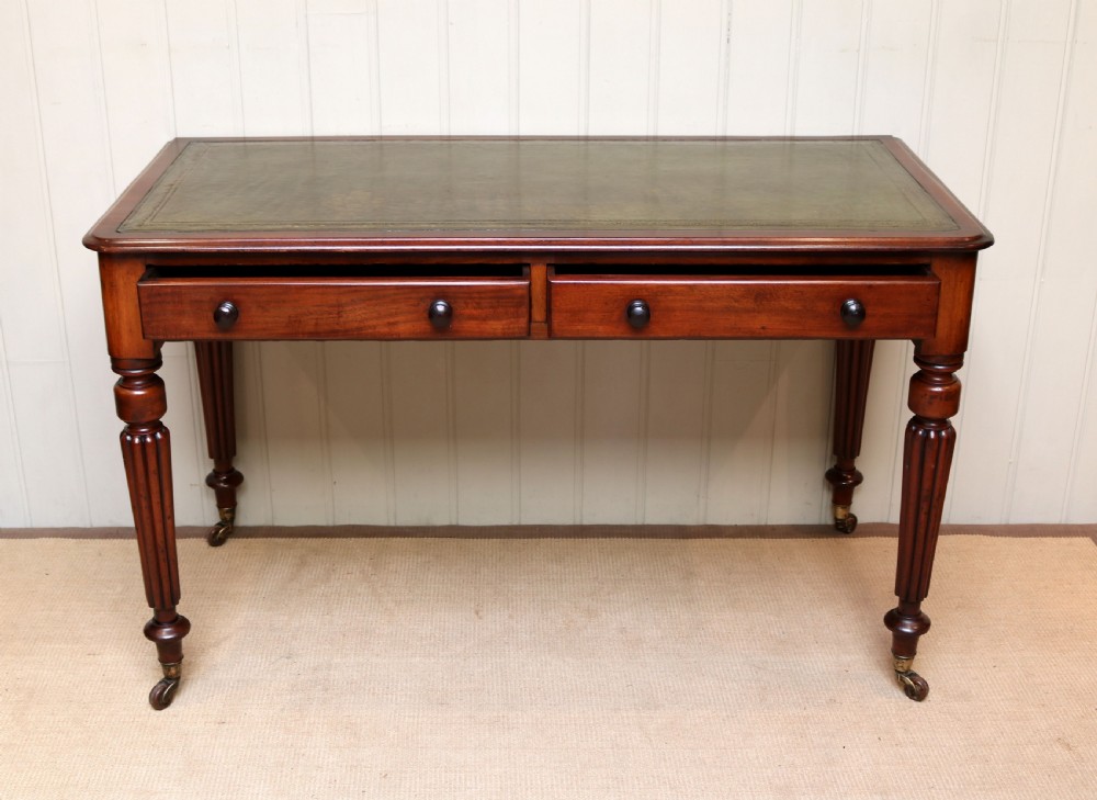 Late 19th Century Mahogany Writing Desk  View VII