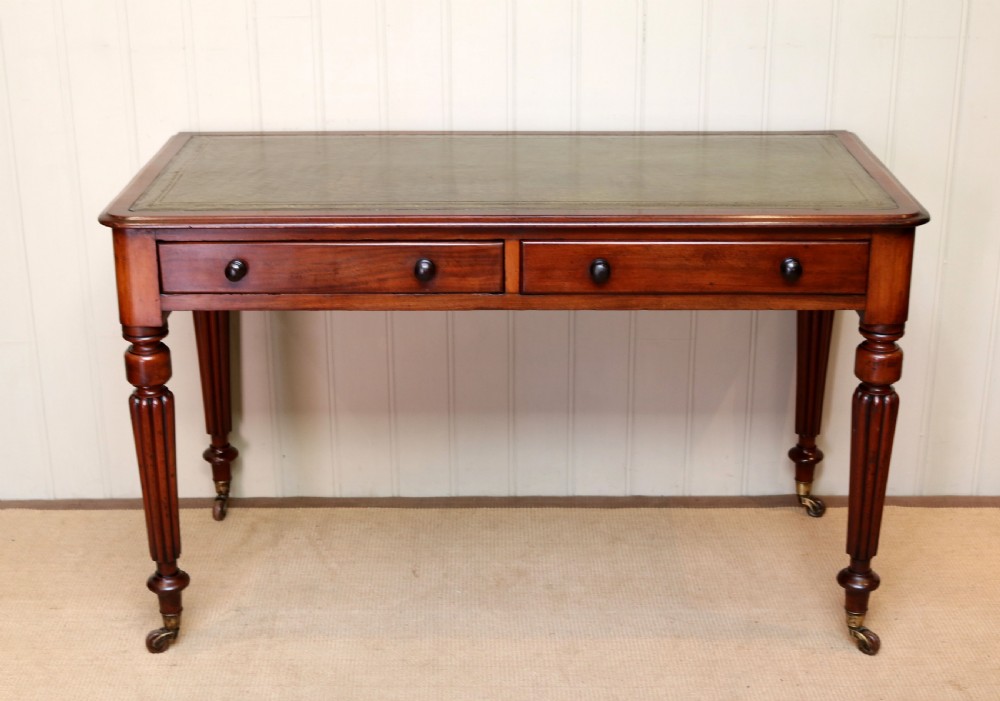 Late 19th Century Mahogany Writing Desk  View VIII