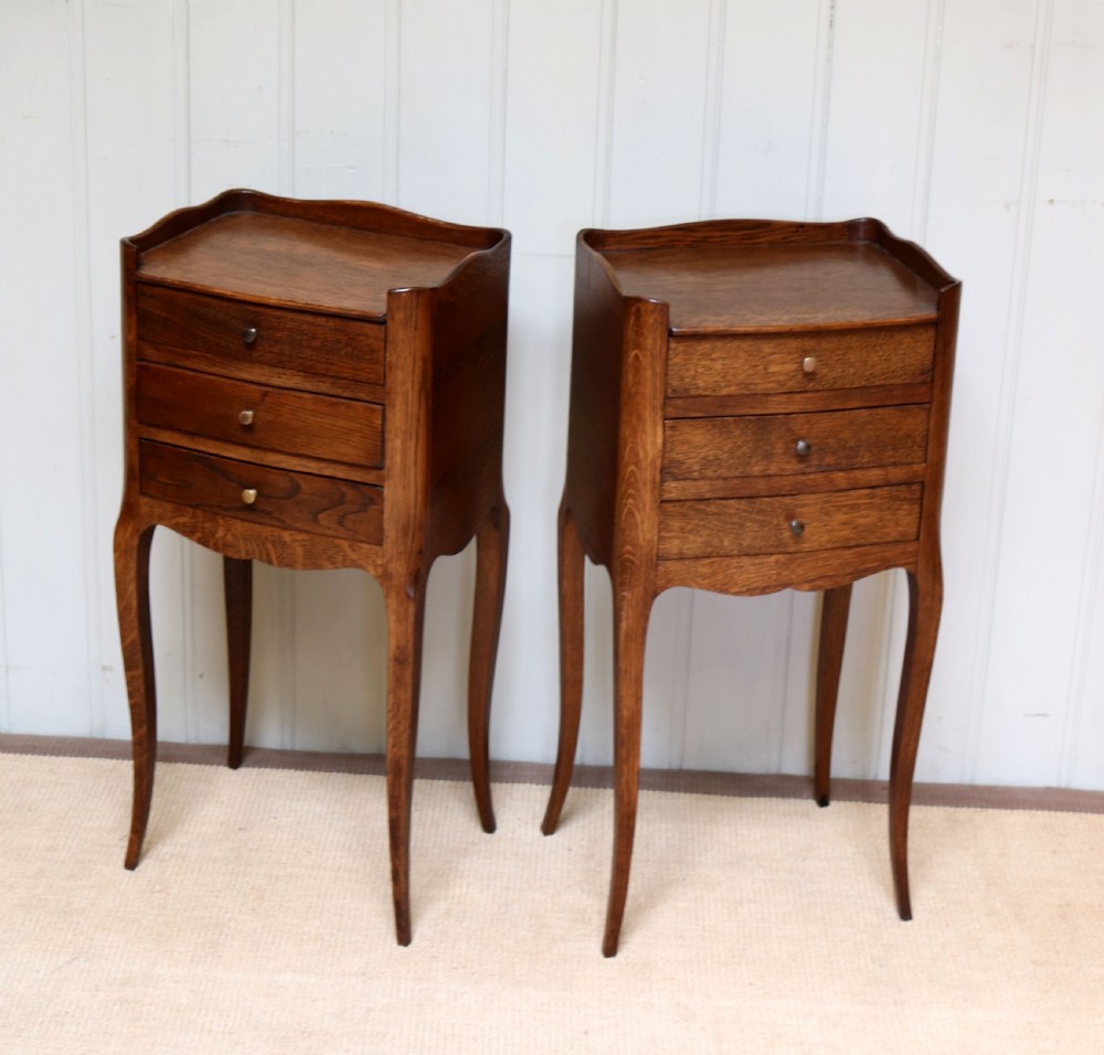 Pair Of Oak Bedside Cabinets View III