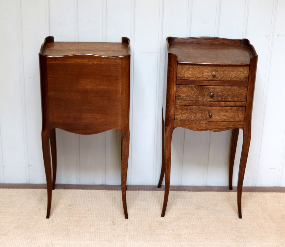 Pair Of Oak Bedside Cabinets View VI