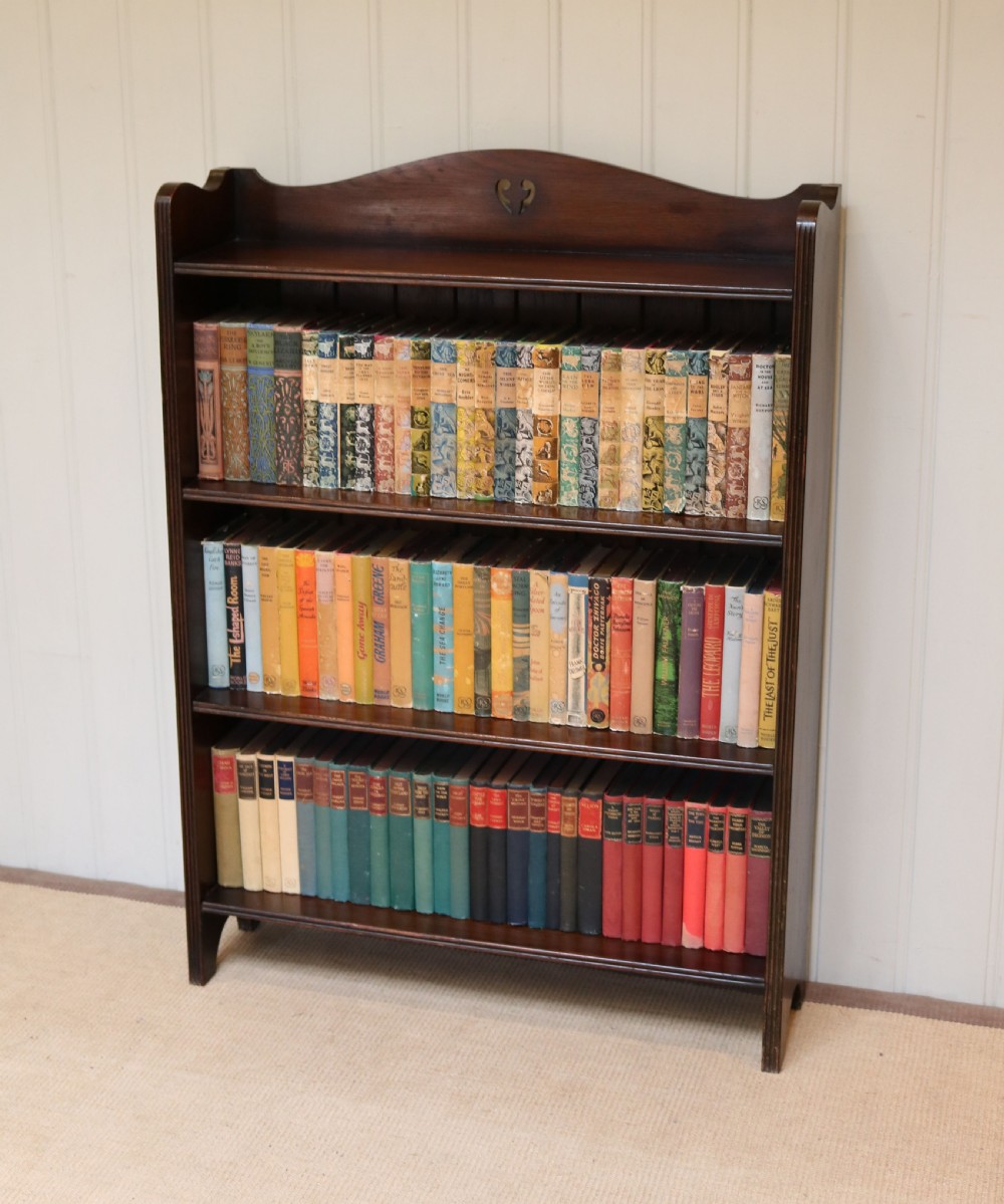 Oak Open Bookcase  View V