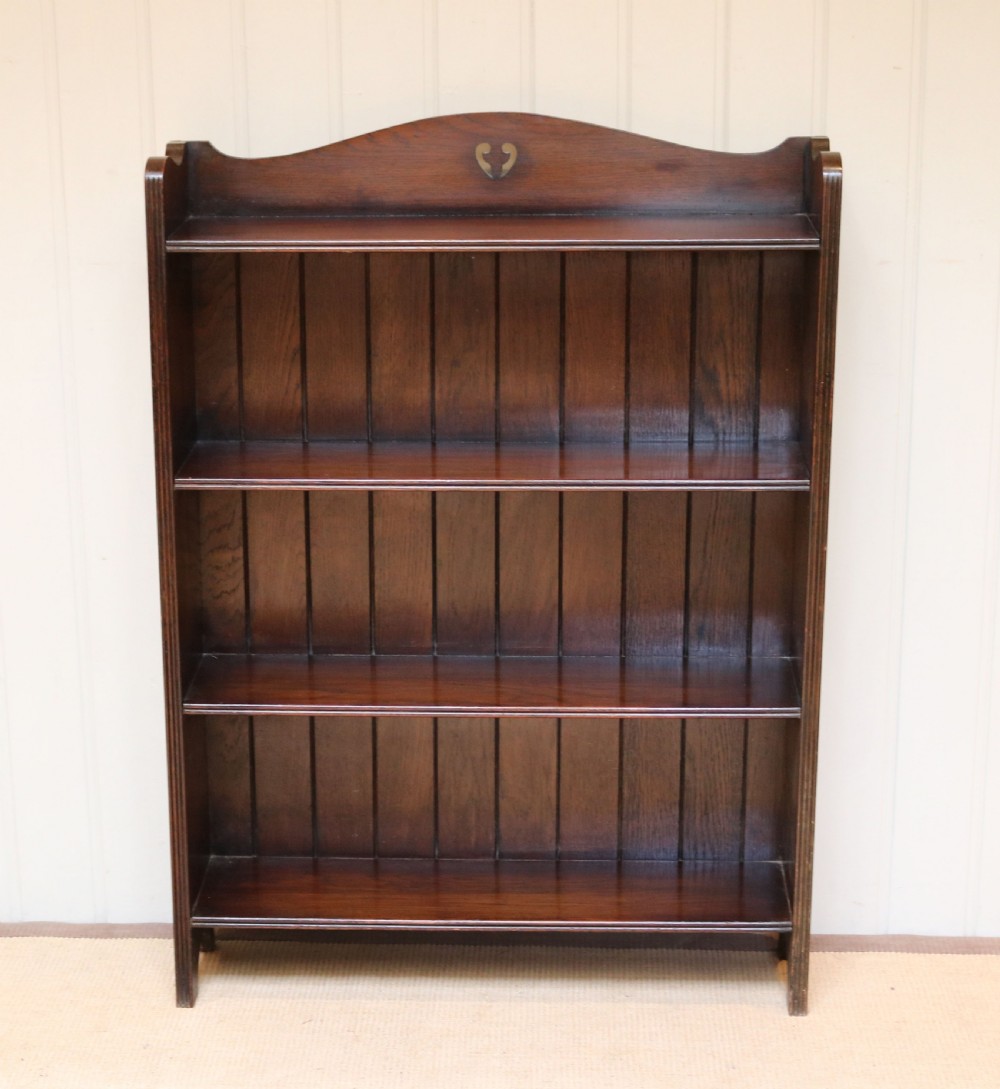 Oak Open Bookcase  View VI