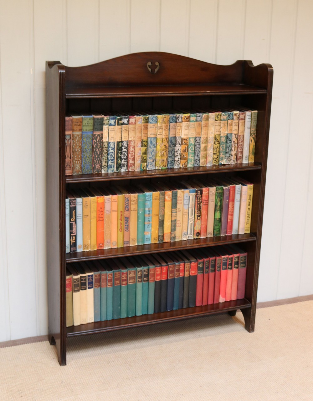 Oak Open Bookcase  View VII