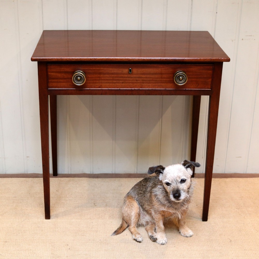 Early 19th Century Mahogany Side Table  View V
