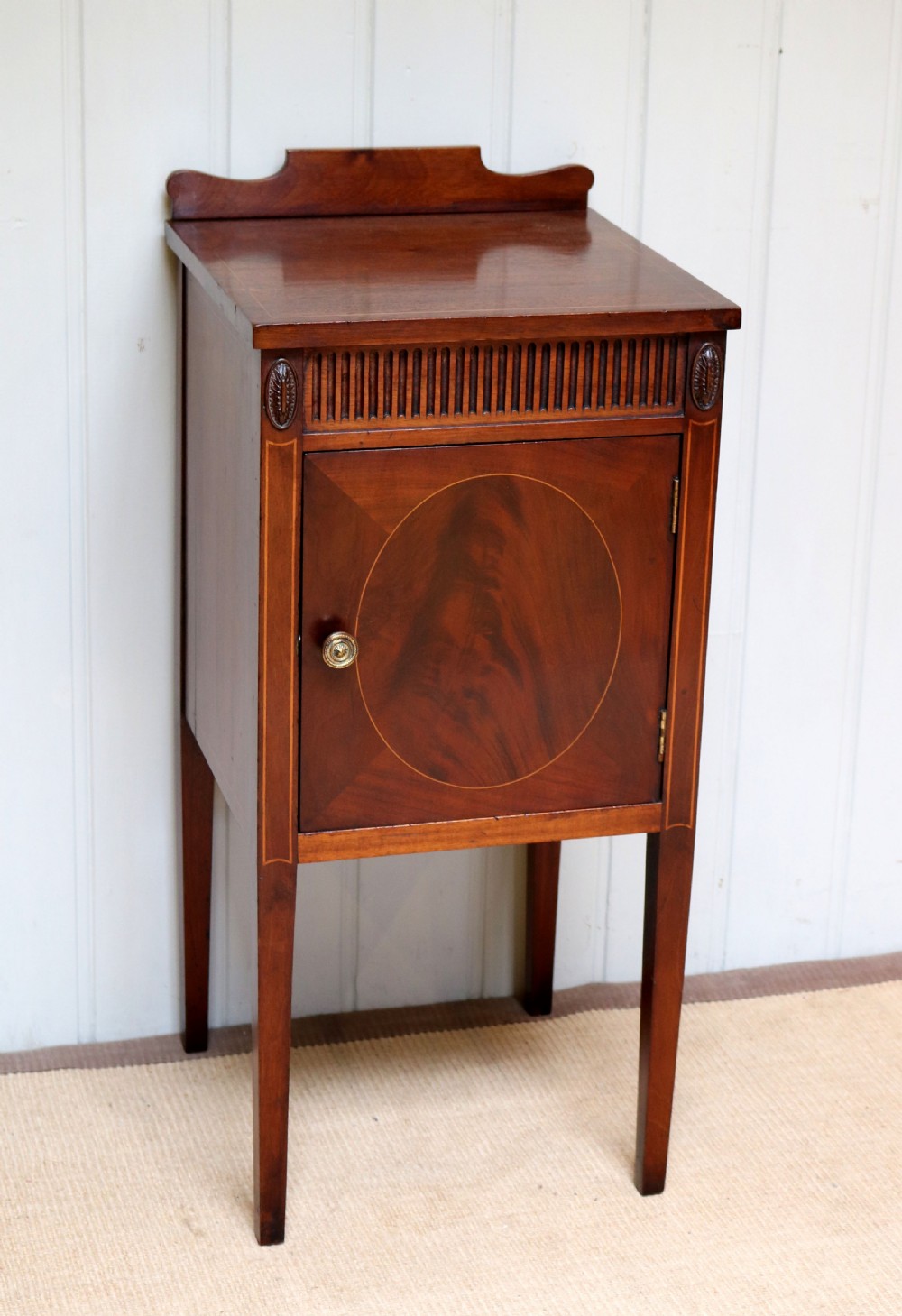 French Mahogany Bedside Cabinet